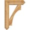 Ekena Millwork Westlake Arts and Crafts Rough Sawn Bracket w/ Offset Brace, Western Red Cedar, 8"W x 28"D x 40"H BKT0806X28X40WTL03RWR - alternate 4